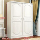 Kinbolee Solid Wood Wardrobe Multi-smell Small Wardrobe Nordic Sliding Door Wardrobe