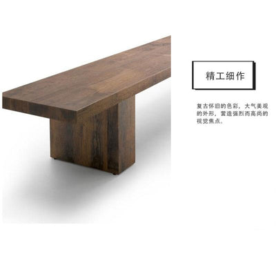 Nordic Solid Wood Benches, Wooden Industrial Wind Benches, Living Rooms, Family Dining Tables, Log