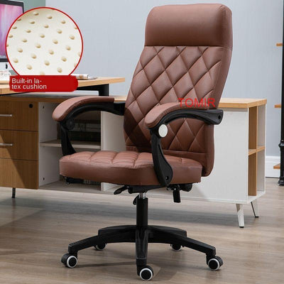 Computer Chair Office Chair Leather Seat Lifting Swivel Massage Chair