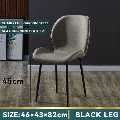 Dining Chair Household Modern Simple Restaurant Chair Back Leisure Iron Dining Table Chair