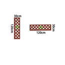 Wooden Fence Anti-corrosion Garden Fence Lattice Wall Decoration Yard Fence Climbing Rattan Trellis