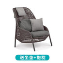 Outdoor Rattan Sofa Nordic Designer Hotel Open Balcony Outdoor Furniture Courtyard Leisure Rattan