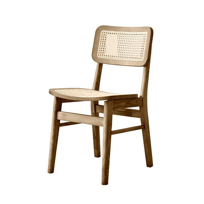 Arper Rattan Chair Solid Wood Bar Stool Nordic Home Dining Chair Indonesian Rattan Backrest Chair