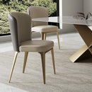 DF Italian Dining Chair Nordic Dining Table Chair Leather Dining Chair Light Luxury Armchair