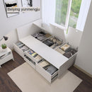 Custom Small Household-sized High-box Storage Multi-purpose Tatami Storage All-in-one Bed Straight