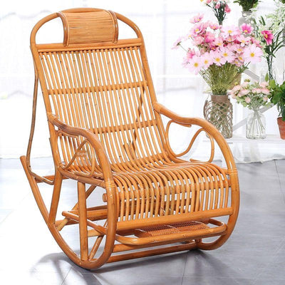 Rattan Chairs Wicker Chairs Rocking Chair The Adult Rocking Chair Lunch Break Easy Chair On The