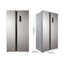 TCL Household 519l Double Door Intelligent Refrigerator Air Cooled Frost Free Ultra Thin Double Door