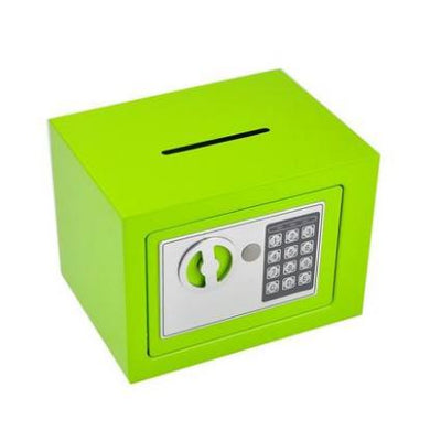 Fanenso Children's Savings Box Coin Safe Box All-steel Electronic Code Mini Document Seal Safe