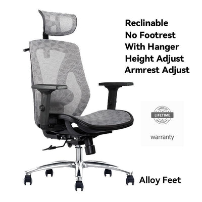 Desiny Office Chair Full Mesh Ergonomic Chair High Back Computer Chair With Clothes Hanger