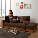 YOOKE Folding Sofa Scandinavian Japanese Sofa Bed Living Room Multifunctional Dual-use With Storage