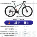 RALEIGH Mountain Bike 26/29 Inch Aluminum Alloy Bicycle 33 Speed Variable Speed Bicycle