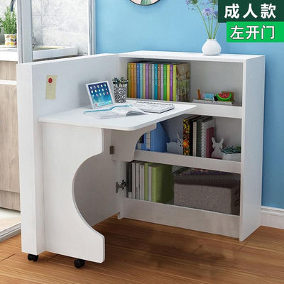 SENBIJU Creative Children's Desk Rotating Folding Table Bookcase Combination One Writing Simple