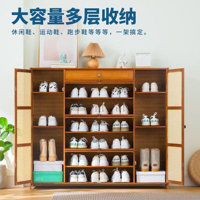 GC Shoe Cabinet Shoe Rack Cabinet Dust-proof Storage Cabinet Household Indoor Simple Entrance Large