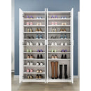 Shoe Cabinet Household Door Large Capacity Space-saving Solid Wood Special Price Economical