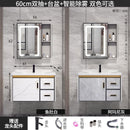 K.T Aluminum Alloy Mirror Cabinet Bathroom Cabinet Combination Small Cabinet Bathroom Integrated