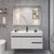 Nordic Solid Wood Bathroom Cabinet Combination Bathroom Washstand Washbasin Cabinet Small Family