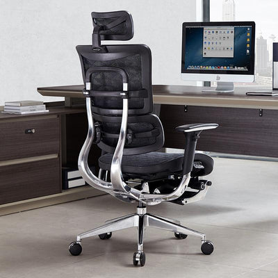 DF Office Ergonomic Chair Swivel Mesh Chair 801W / 802 Study Chair (Computer Chair/Office Chair