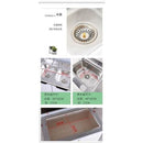 Kitchen Cabinet Sink Cabinet Stainless Steel Simple Assembly Cupboard Kitchen Stove Cabinet Kitchen