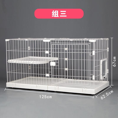 Boussac Assembly Chuangyi Free Cat Cage Plus Large Space Pet Shop Multi Cat Splicing Combination Pet