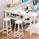 SEVEN Wall Bar Table Home Simple Bar Partition High Table Milk Tea Shop Dining Table