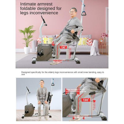 Rehabilitation machine home exercise bike stroke hemiplegia for the elderly bicycle leg hand upper