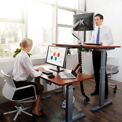 Standing Intelligent Dual motor adjustable desk Electric Lifting computer table