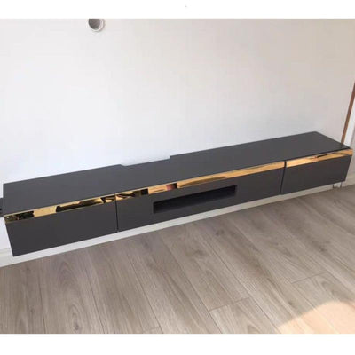 TV console wall mounted cabinet