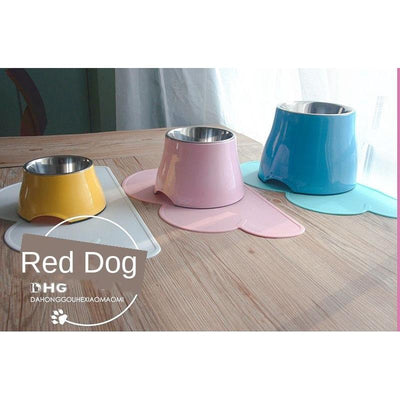 Non-slip Cat Bowls Pet Food&Water High Foot Bowls For Cats Dogs Feeders Pet Stainless Steel Products