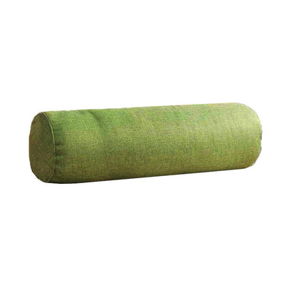 Cotton And Linen Neck Protection Cylindrical Pillow Yoga Pillow Beauty Bed Pillow Sofa Pillow Round