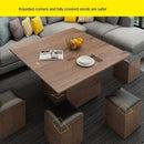 Lifting Foldable Coffee Table Modern Simple Creative Storage Telescopic Multifunctional Coffee Table