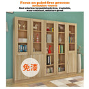 Simple Bookcase Combination Bookshelf Office Wooden Filing Cabinet