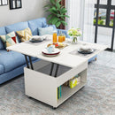 Multifunctional 3 in 1 Dining Table Home Folding Lifting Coffee Table Nordic Dual-purpose Telescopic