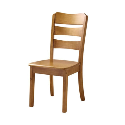 BEIMU Solid Wooden Dining Chair Family Hotel Restaurant Chair Log Chair