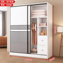 Sliding Door Wardrobe Household Simple Bedroom Wardrobe Modern Rental Room Storage Cabinet-042.sg