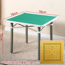 Folding Mahjong Table Multifunctional Table Chess And Card Dual Purpose Stainless Steel Leg Folding