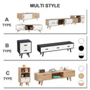 WOODYES TV Cabinet Tv Console Telescopic TV Combination Coffee Table Modern Simple Living Room