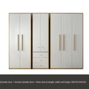 Nordic Wardrobe Simple Modern Economy Assembly Two-door Board Simple Custom Small Bedroom Wardrobe