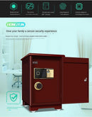 Hongyun Household Fixed Safe, Fireproof Office Fingerprint Password, Small Bed Head, 60cm,