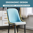 Nordic Flannel Dining Chair Home Dining Chair Living Room Leisure Chair Modern Hotel Chair