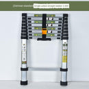 4-meter Retractable Telescopic Climbing Anti-skid Ladder Straighten Portable Sub-ladder 5-meter