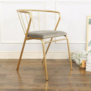 Ins Wind Chair Iron Gold Dining Chair Nordic Net Black Milk Tea Shop Table And Chair Combination