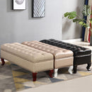 European Living Room Foot Change Shoe Stool Bedroom Bed Tail Sofa Stool American Cloakroom Storage