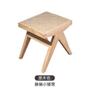 Desiny Solid Wood Dining Chair Household Rattan Woven Medieval Chair Rattan Chair