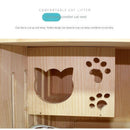 Byto Cat Cage Solid Cat With Cage Wood Villa Apartment Climbing Rack House Dispaly Cabinet Four