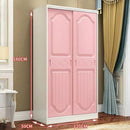 Kinbolee Solid Wood Wardrobe Multi-smell Small Wardrobe Nordic Sliding Door Wardrobe