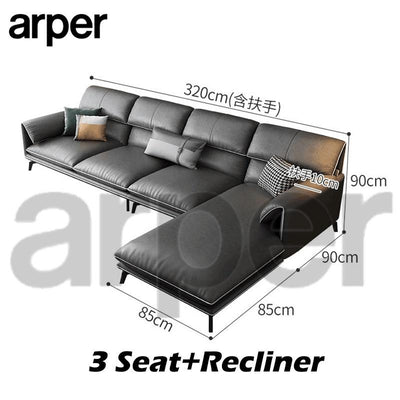 Arper Italian Sofa Living Room Waterproof 2 Seater Sofa Light Luxury 3 Seater Sofa Simple Sofa Bed