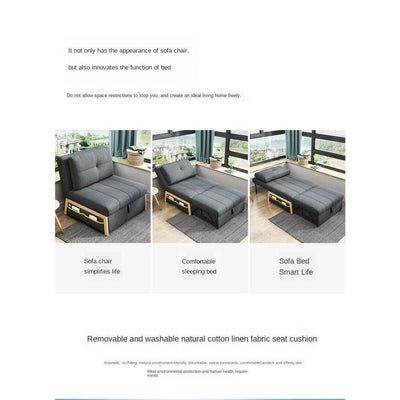 Foldable Multifunctional Sofa Bed Dual-purpose Single-purpose Economical 1.2 m Living Room Balcony