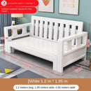 Solid Wood Sofa Bed Multifunctional Sofa Bed Simple Retractable Bed