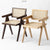 Nordic Solid Wood Armrest Dining Home Backrest Designer Leisure Chandigaral Pj Rattan Chair