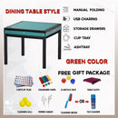 SHANJIE Automatic Mahjong Table Machine Foldable Roller Coaster USB Silent Singapore Style 3&4